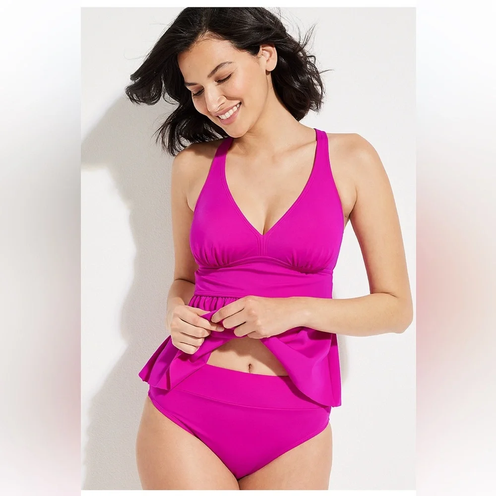 Maurices High Waist Bikini Bottom Small - Picture 3 of 4